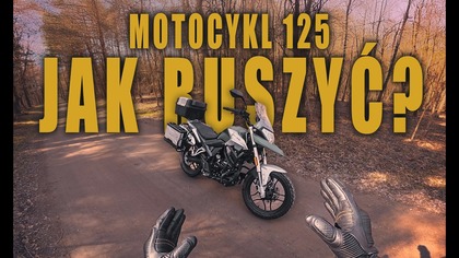 Pierwszy raz na motocyklu 125.  JAK RUSZYĆ? Jak jechać? Totalne podstawy.  TAK BYM CHCIAŁ TO ZROBIĆ