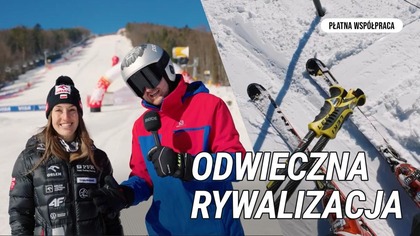 Snowboard kontra narty! Amator rzucił wyzwanie polskiej mistrzyni
