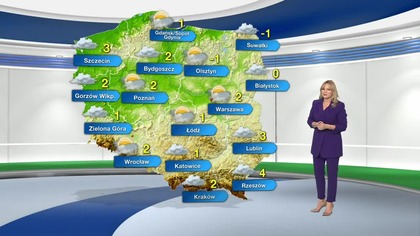 Prognoza pogody na TVN Meteo (23. 01. 2023)