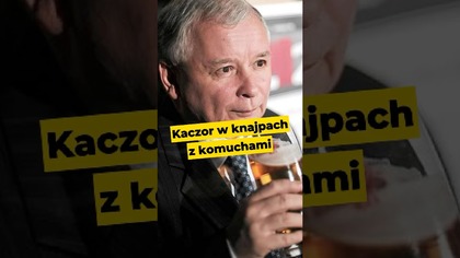 Kaczor w knajpach z komuchami #kaczyński #pis #polityka