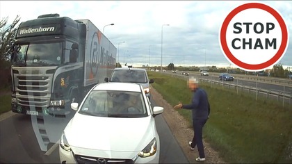 Spięcie podczas omijania pojazdów #2343 Wasze Filmy