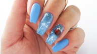 Winter nails christmas bauble art / Colours by Molly / Molly Lac /Allepaznokcie
