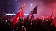 Tak wyglądał Marsz Niepodległości.  Okrzyki PiS, PO - jedno zło