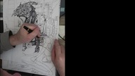 Jak zarabiam pieniądzę? Speed drawing of asperger.  Ink master, part.  1