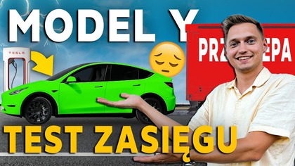 Tesla Model Y Long Range z PRZYCZEPĄ! CZY SAMOCHÓD ELEKTRYCZNY SIĘ DO TEHO NADAJE?