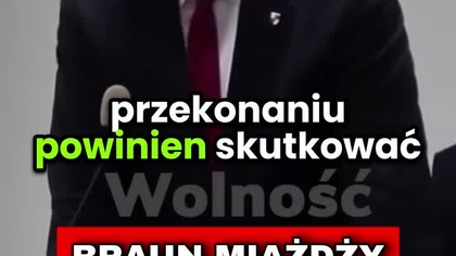 BRAUN MIAŻDŻY SĘDZIÓW Z KRAKOWA: TO POLITYCZNI AGITATORZY!