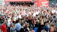 Mezo rozgrzewa Strefę Kibica