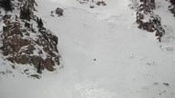Lawina porywa snowboardzistę.  Włącza system Airbag.  Część 2