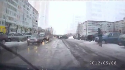 Ciekawa przejażdżka po jednym z rosyjskich miast