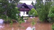 Dolny Śląsk, zalany warsztat i dom, 02.06.2013