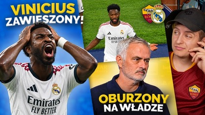 Vinicius ZDJĘTY wcześnie z boiska i został ZAWIESZONY! Mourinho WŚCIEKŁ SIĘ za to na władze ligi