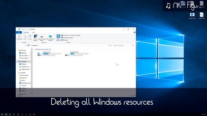 What happens if you delete all the resources from Windows