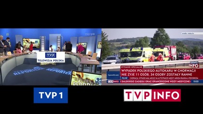Program Pierwszy / T\/P Info - Początek retransmisji (06. 08. 2022)