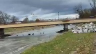 Nad rzeczką.