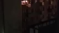 Loud party at blocks of flats at night in Douglas, Isle of Man