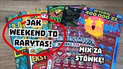 Zdrapki Lotto  Mix za stówkę!  Rarytas obowiązkowy! 