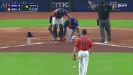 Bolesny wypadek podczas meczu baseballowego