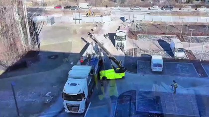 relokacja windy towarowej o wadze 10 ton