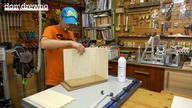 475. Drewniane pudełko na prezent / Wooden gift box