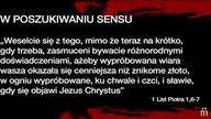 Czy jest dla nas jakaś nadzieja? cz.  1 - zaufanie.