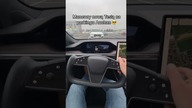 Manewrowanie na parkingu NOWĄ TESLĄ z WOLANTEM 