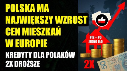 Polska z największym wzrostem ceny mieszkań w Europie | Kredyty dla Polaków 2X droższe