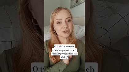 Warto to wiedzieć zanim przyjedziesz  #malta #polacyzagranica #polacynamalcie