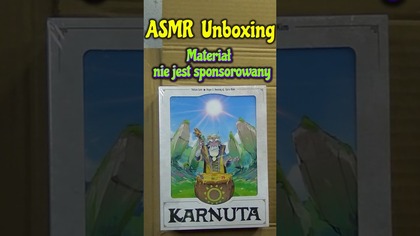 Rozpakowanie ASMR Karnuta Rebel #asmr #unboxing