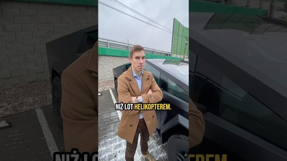 Tomek po jeździe za kierownicą Tesli CYBERTRUCK #tesla #cybertruck #elektromobilność