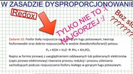 REDOX(MATURALNY CHEMIK 2020): P4+KOH+H2OPH3+KH2PO2 BEZ STOPNI..?