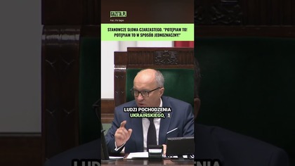 Włodzimierz Czarzasty podniósł głos.  To jest skandal! #shorts
