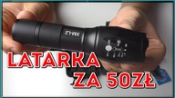 Latarka za 50zł od Chińczyka.  CREE XP-L V6 XML - T6.  Unboxing i Test #Majster Amator odc. 29