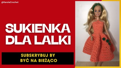 TUTORIAL NA SUKIENKĘ DLA LALKI NA SZYDEŁKU #539
