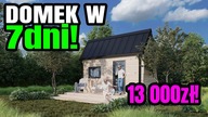 JAK ZBUDOWAĆ SAMEMU DOMEK W 7DNI za 13tys złotych! SZOK! Najmniejszy domek na świecie!