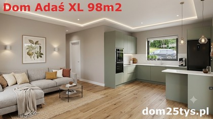 Dom dla rodziny 2+2 z działką :) Adaś XL 98m2 | Dom na sprzedaż