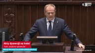 Akty dywersji na kolei.  Tusk: ustalono sprawców [KS Info]