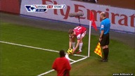 Premier League sezon 2010/2011 Arsenal - Stoke 1-0 Sebastien Squillaci