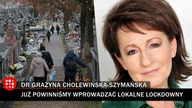Cholewińska-Szymańska o zamknięciu cmentarzy: Tam, gdzie jest dużo zachorowań, powinny być zamknięte
