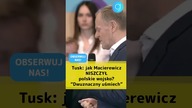 Tusk: jak Macierewicz NISZCZYŁ polskie wojsko Dwuznaczny uśmiech #shorts