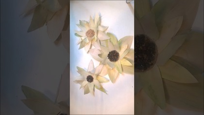 Kukurydziane słoneczniki z kanału @diy_art_ideas #shorts #diy #kukurydza