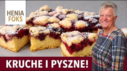 Kruche ciasto z wiśniami i kruszonką to klasyczny domowy wypiek, który zawsze się udaje!