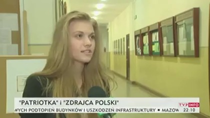 Maria Sokołowska nie przyjęła kwiat&oacute;w od "zdrajcy Polski" Donalda Tuska (28.05.2014)