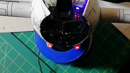 3.  Model myśliwca imperium TIE fighter #starwars , LED SMD model kartonowy #shorts