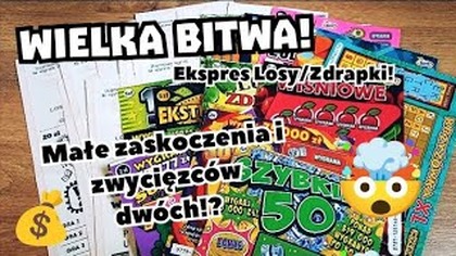 Zdrapki VS Losy!  Małe zaskoczenia i niejednoznaczny zwycięzca!? 