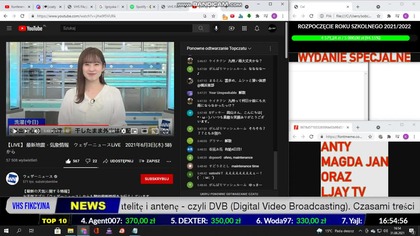 Koniec VHS Południe, prognoza pogody, warunki drogowe, biomet i początek przerwy (31. 08. 2021)