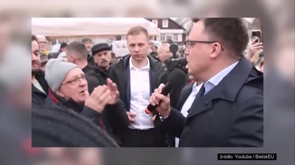 Doigrał się! Szymon Hołownia pogoniony przez wyborc&oacute;w w Bielsku Podlaskim (27.03.2025)