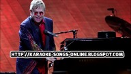 Elton John -Blessed - Karaoke - Lyrics on the Screen and chords
