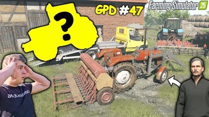 NOWY CIĄGNIK DOTARŁ NA GOSPODARSTWO MÓJ PLAN JEST GENIALNY UPRAWA U SĄSIADA GPD FS 25 47