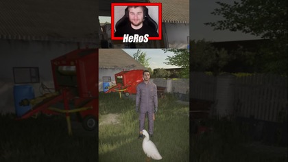 CHŁOP MYŚLI ŻE GO KACZKA UGRYZŁA  #farming