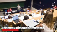 Nawet ponad 10 tys.  złotych świeżo po studiach [Serwis informacyjny, KSTV Info]